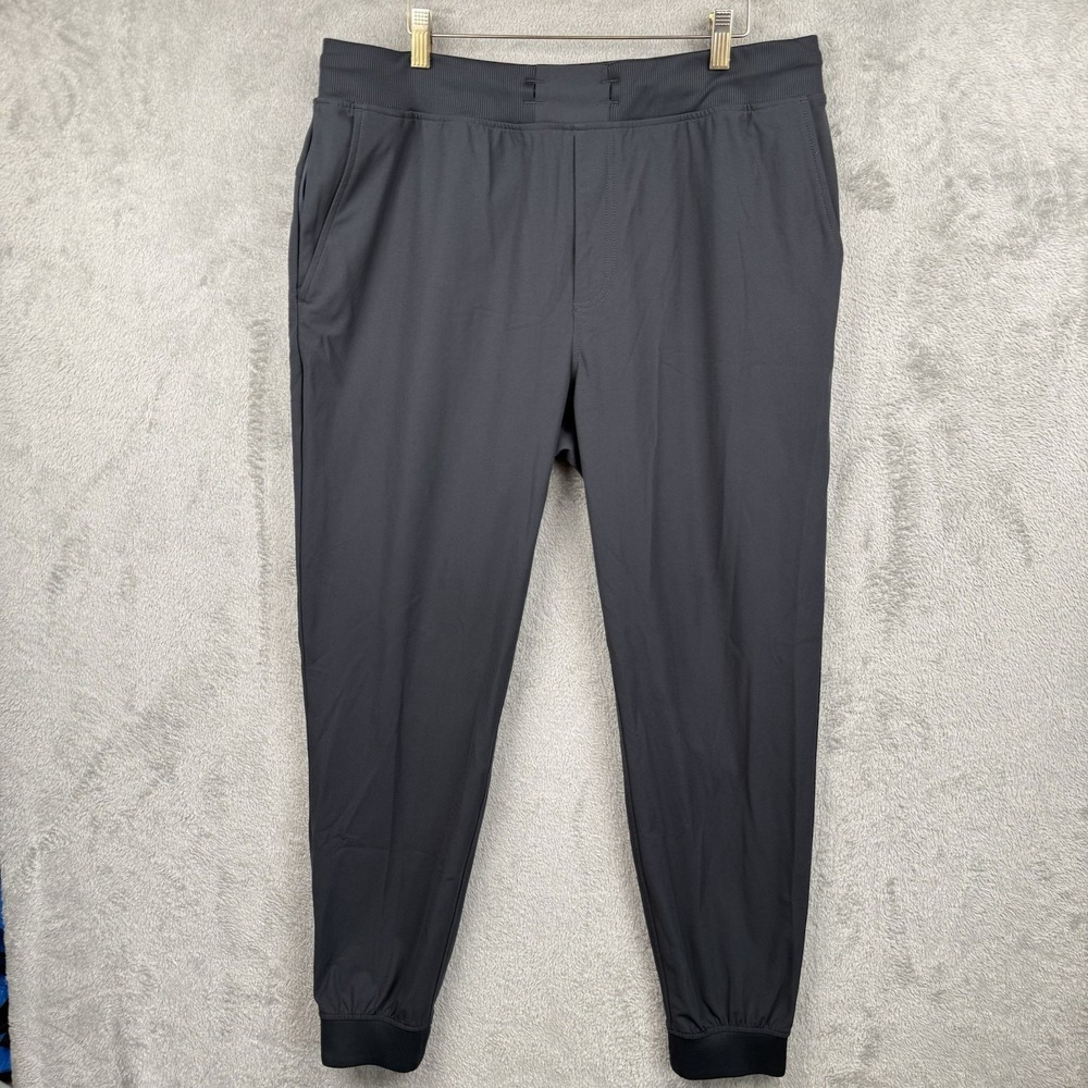 Rhoback Delta Performance Jogger Pants Mens XL Charcoal Gray Golf Active Casual